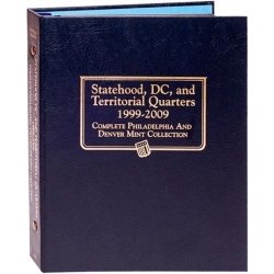 Whitman Album Statehood and Territorial Quarters - P & D 1999-2009