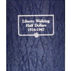 Whitman Album Walking Liberty Half Dollars 1916-1947