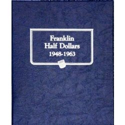 Whitman Album Franklin Half Dollars 1948-1963