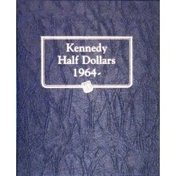 Whitman Album Kennedy Half Dollars 1964-2002