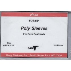 HECO Poly Philatelic Sleeves -- Euro Post Cards