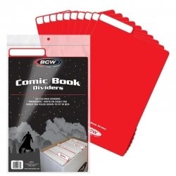 BCW Comic Book Dividers - Red