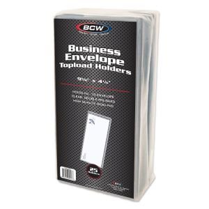 BCW Business Envelope #10 Toploader