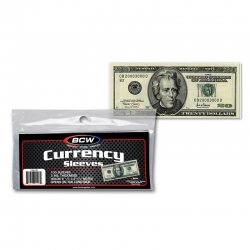 BCW Currency Sleeves - Regular Bill