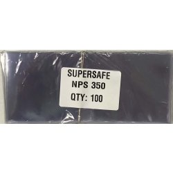Supersafe Standard Weight Currency Sleeves - Large