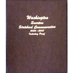Dansco Album 8144: Statehood Quarters w/ Proofs, 2004-2008