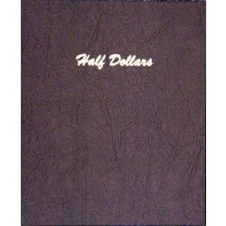 Dansco Album 7157: Half Dollars Plain - 4 Blank Pages / 80 Ports