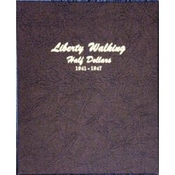 Dansco Album 7161 : Liberty Walking Half Dollar, 1941 - 1947