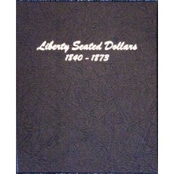 Dansco Album 6171: Liberty Seated Dollars, 1840-1873