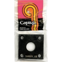 Capital Holder - Barber Dime, 2x2