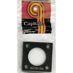 Capital Holder - Seated Half Dollar, 2x2 Capital Holder - Seated Half Dollar, 2x2