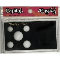 Capital Holder - Wedding Year (Cent through Small Dollar), Meteor
