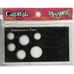 Capital Holder - Anniversary (Cent through Small Dollar), Meteor