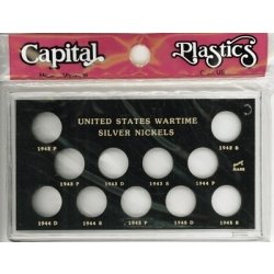 Capital Holder - Wartime Silver Nickels 1942-1945 (Meteor)