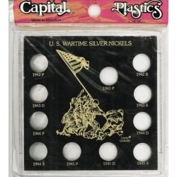Capital Holder - Wartime Silver Nickels 1942-1945 (Galaxy) Capital Holder - Wartime Silver Nickels 1942-1945 (Galaxy)