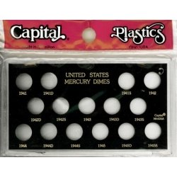 Capital Holder - Mercury Dimes 1941-1945s (Meteor)