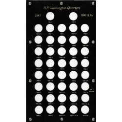 Capital Holder - Washington Quarters 1981-1993S