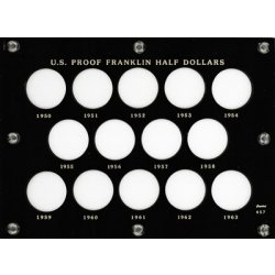 Capital Holder - Proof Franklin Half Dollars 1950-1963 Capital Holder - Proof Franklin Half Dollars 1950-1963