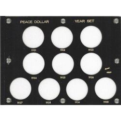 Capital Holder - Peace Dollar Year Set 1921-1935