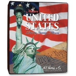 HE Harris Stamp Album Modern US Liberty Binder (2.5-inch, 3-ring)