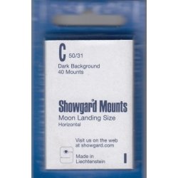 Showgard Stamp Mounts: C (50/31) - Black