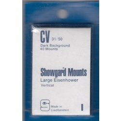 Showgard Stamp Mounts: CV (31/50) - Black