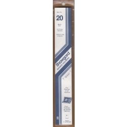 Showgard Stamp Mount Strips: 20mm - Black