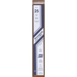 Showgard Stamp Mount Strips: 25mm - Black Showgard Stamp Mount Strips: 25mm - Black