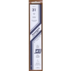 Showgard Stamp Mount Strips: 31mm - Black