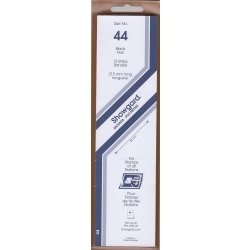 Showgard Stamp Mount Strips: 44mm- Black