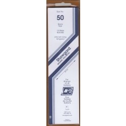Showgard Stamp Mount Strips: 50mm - Black