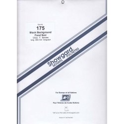 Showgard Stamp Mount Strips: 175mm - Black Showgard Stamp Mount Strips: 175mm - Black