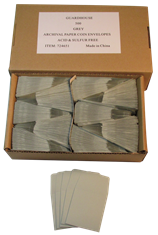 Guardhouse Paper Coin Envelopes - Grey