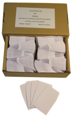 Guardhouse Paper Coin Envelopes - White