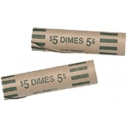 Preformed Coin Wrappers - Dime