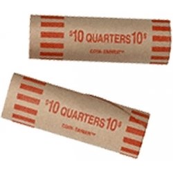 Preformed Coin Wrappers  - Quarters