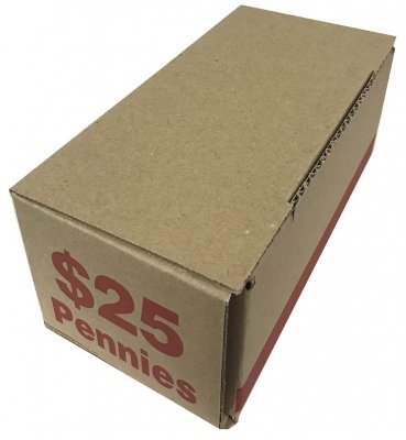 Corrugated Coin Storage & Shipping Boxes - Cent