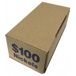 Corrugated Coin Storage & Shipping Boxes - Nickel