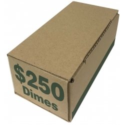 Corrugated Coin Storage & Shipping Boxes - Dime