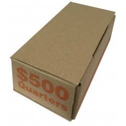 Corrugated Coin Storage & Shipping Boxes - Quarter