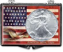 ASE Flag Background with Eagle - Snaplock