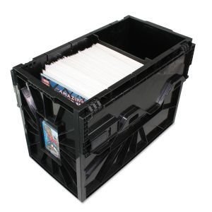 BCW Plastic Comic Book Bin - Short - Black BCW Plastic Comic Book Bin - Short - Black