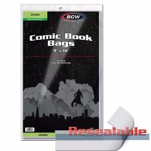 BCW Resealable Bag for Graded Comics 9 x 14 BCW Resealable Bag for Graded Comics 9 x 14