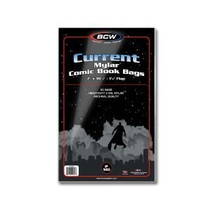 BCW Mylar/Archival 4 mil Comic Bags - Current