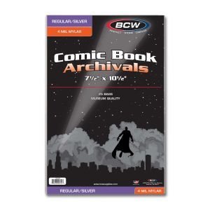 BCW Mylar/Archival 4 mil Comic Bags - Silver