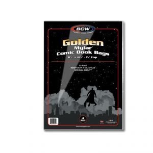 BCW Mylar/Archival 4 mil Comic Bags - Golden