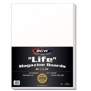 BCW  Life Magazine Backing Boards