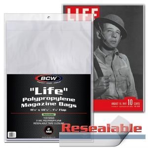 BCW Resealable "Life" Magazine Bags