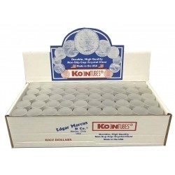 Edgar Marcus Round Koin Tubes - Half Dollar - Case Edgar Marcus Round Koin Tubes - Half Dollar - Case