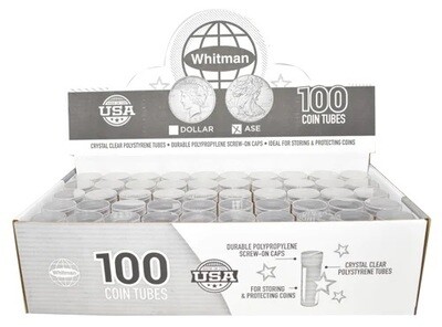 Whitman/HE Harris Round Tubes, Silver Eagle Size - Case